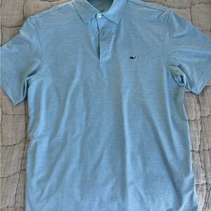 Vineyard Vines Sky Blue Polo Shirt Performance